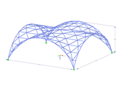 Model 003603 | TSC004 | Truss System for Singly Curved Planes with Parameters