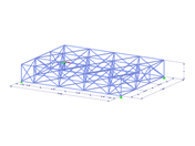 Model 003630 | SPT004 | Space Truss with Parameters