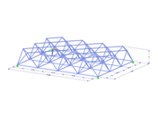 Model 003641 | SPT009 | Space Truss with Parameters
