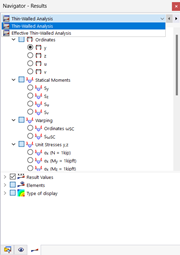 Selection in Navigator – Results