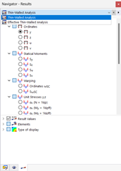 Selection in Navigator – Results