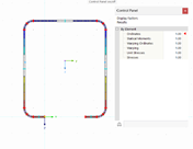 Adjusting Display Factors for Stresses