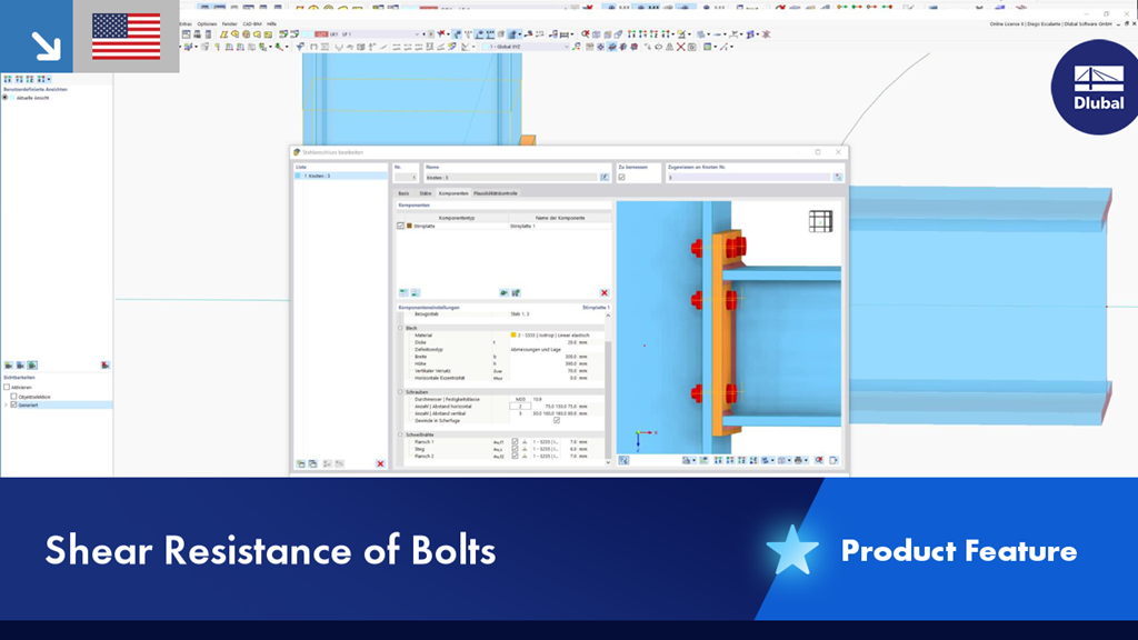 Darstellung der Einflussfaktoren auf die Schertragfähigkeit von Schrauben je nach Schaft- oder Gewindelage.