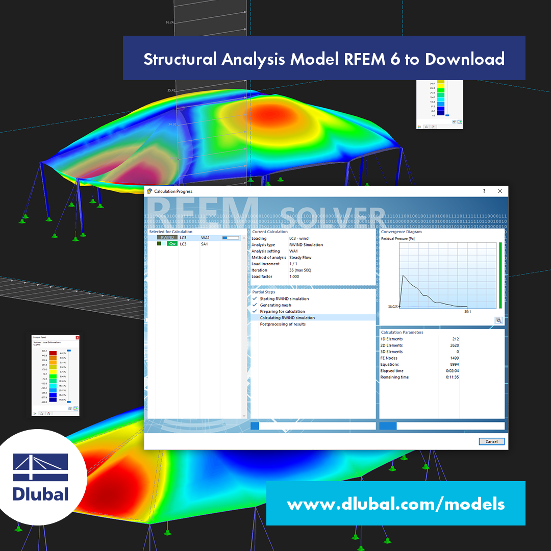 Structural Analysis Model for RFEM 6 to Download
