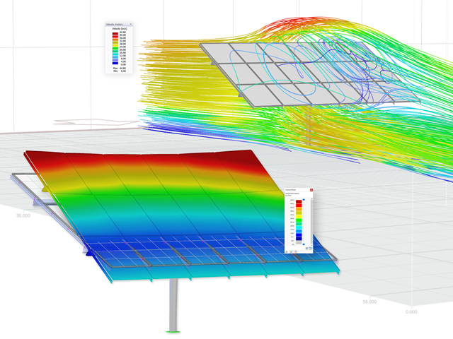 Photovoltaic System | Wind Simulation and Wind Loading Generation