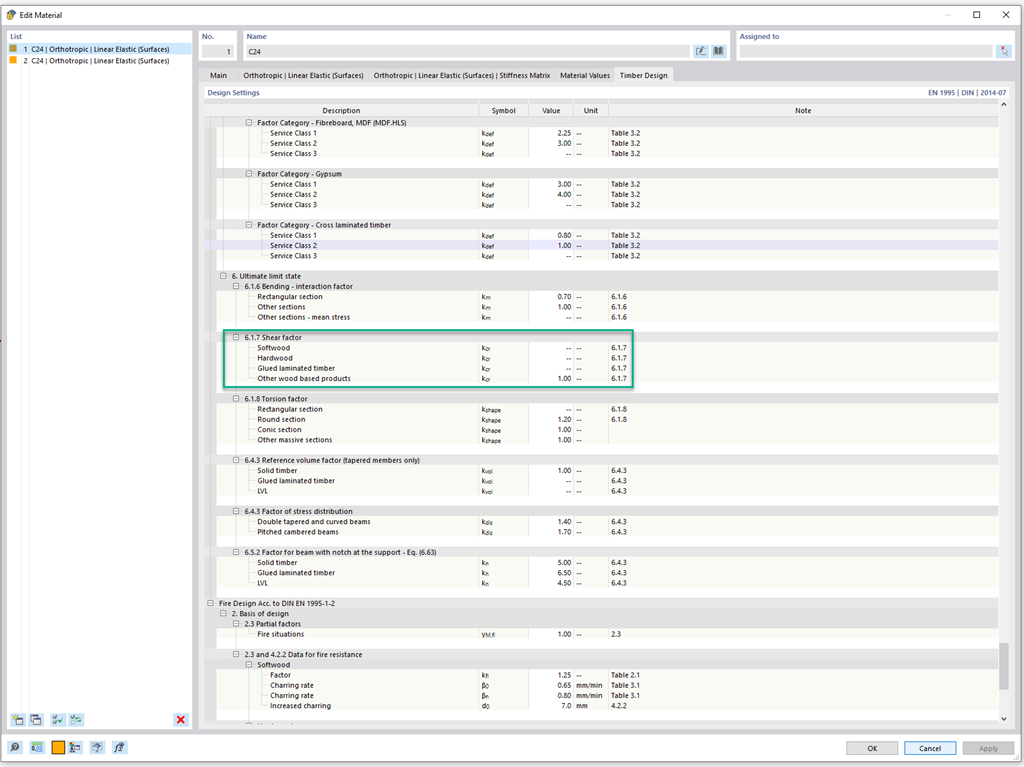 Feature 002577 | Considering Crack Factor kcr for Surfaces