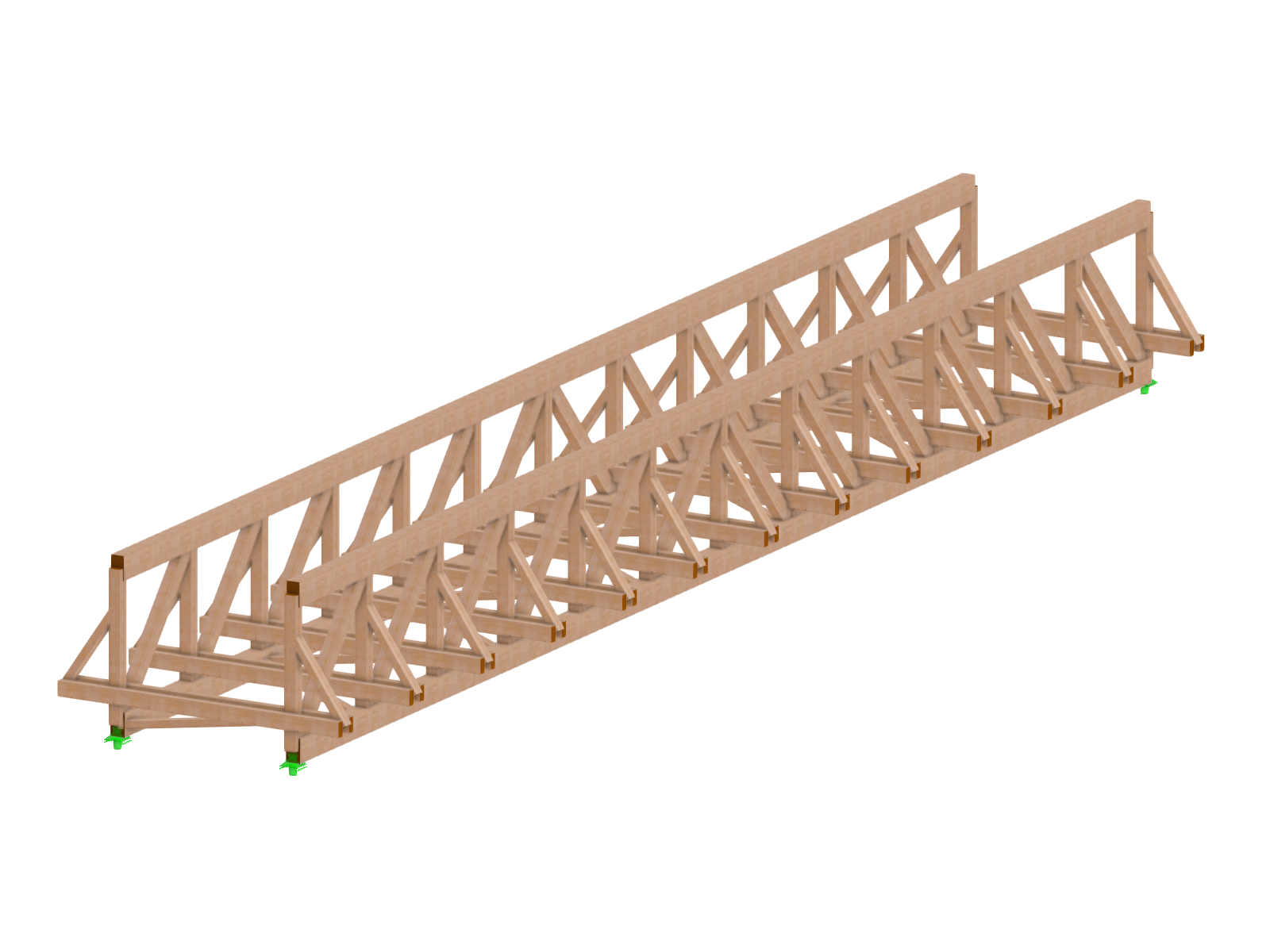 Timber Footbridge | © SIDO Madera