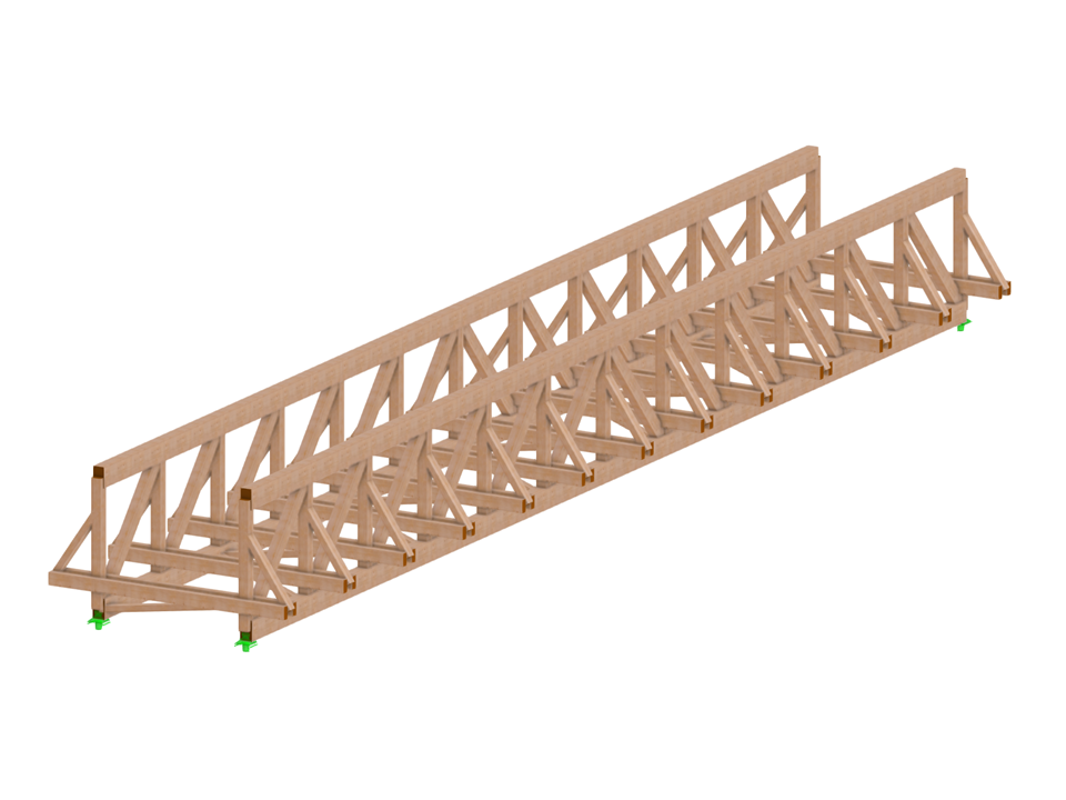 Timber Footbridge | © SIDO Madera