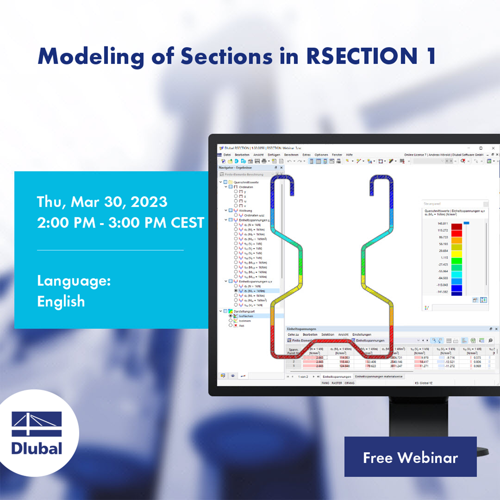 Modeling of Sections in RSECTION 1
