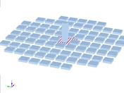 Model Layout – AIJ Case Study: High-Rise Building Among City Blocks