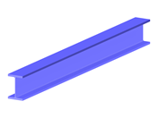 Model 004025 | I Section Steel Beam