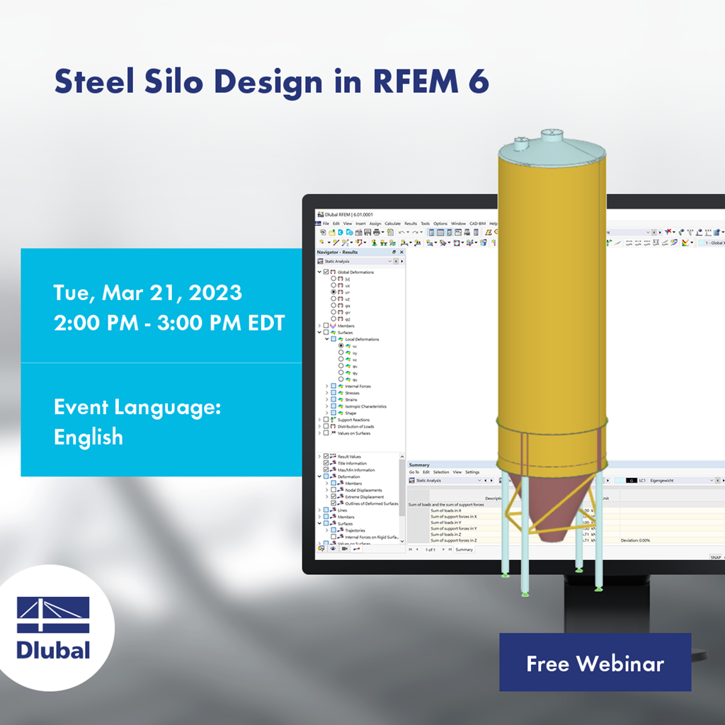 Steel Silo Design in RFEM 6