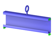 Model 004028 | Beam Section with Eye Bolt