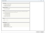 Import Options