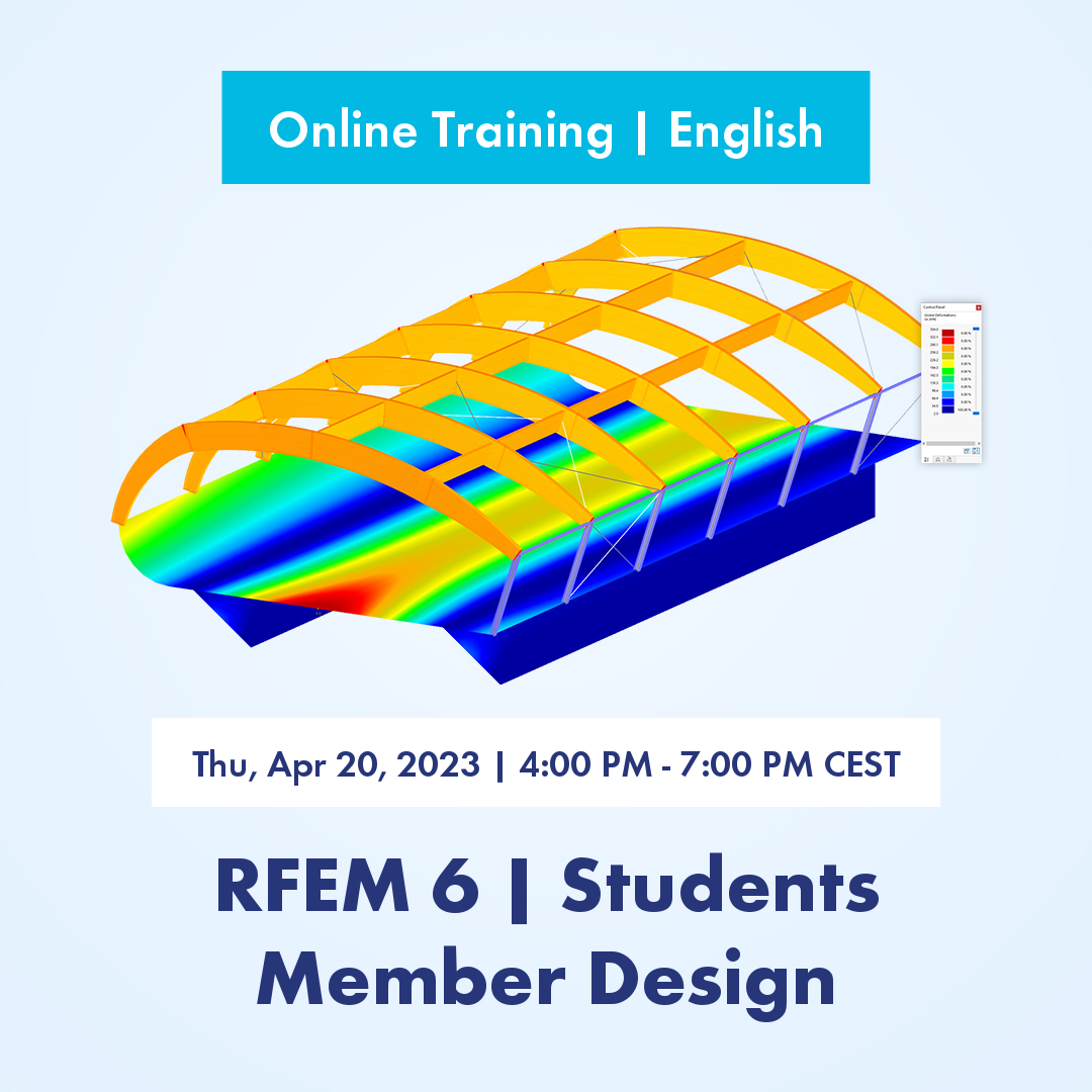 Online Training | Students | RFEM 6 | Introduction to Member Design ...