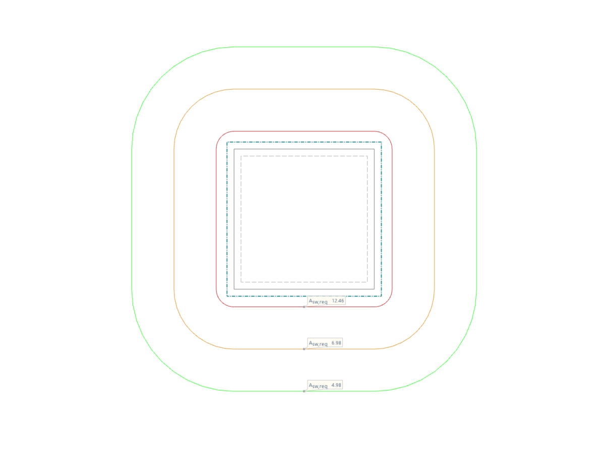 Verification Example 1023 | Design of Flat Slab According to DIN EN 1992-1-1 with NA: Punching Shear Reinforcement