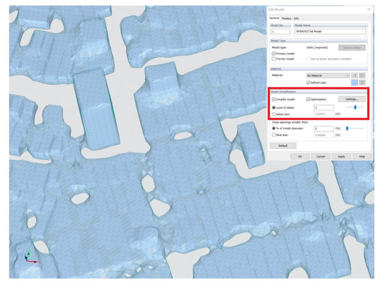 Network detail level 2 and 15% network density