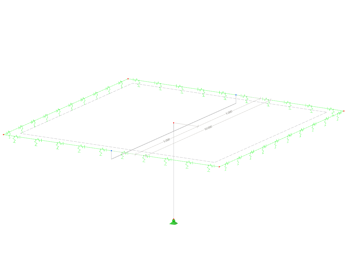 Isometry | Two-Span Rib Model