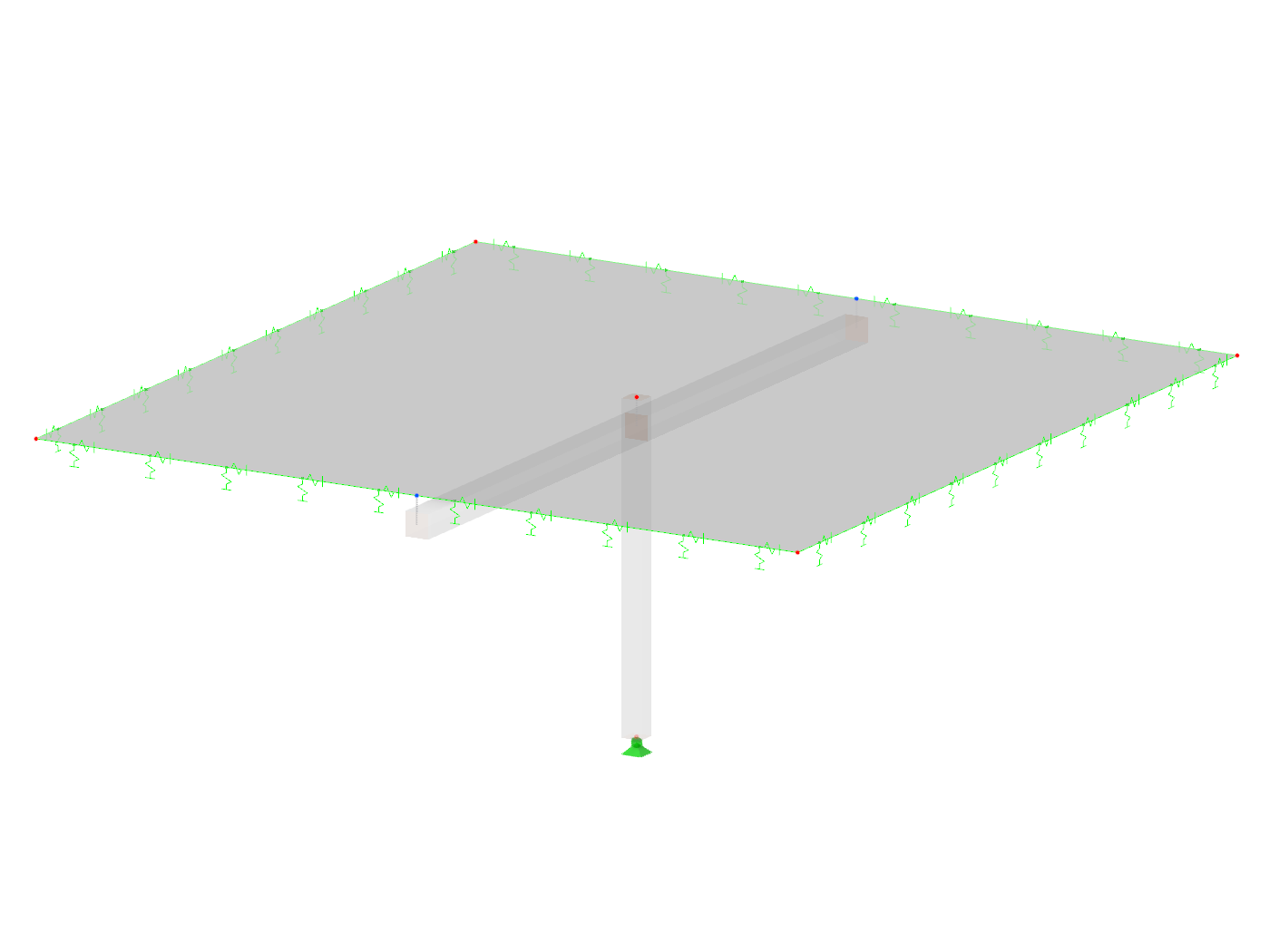 Model 004089 | Model with Two-Span Rib