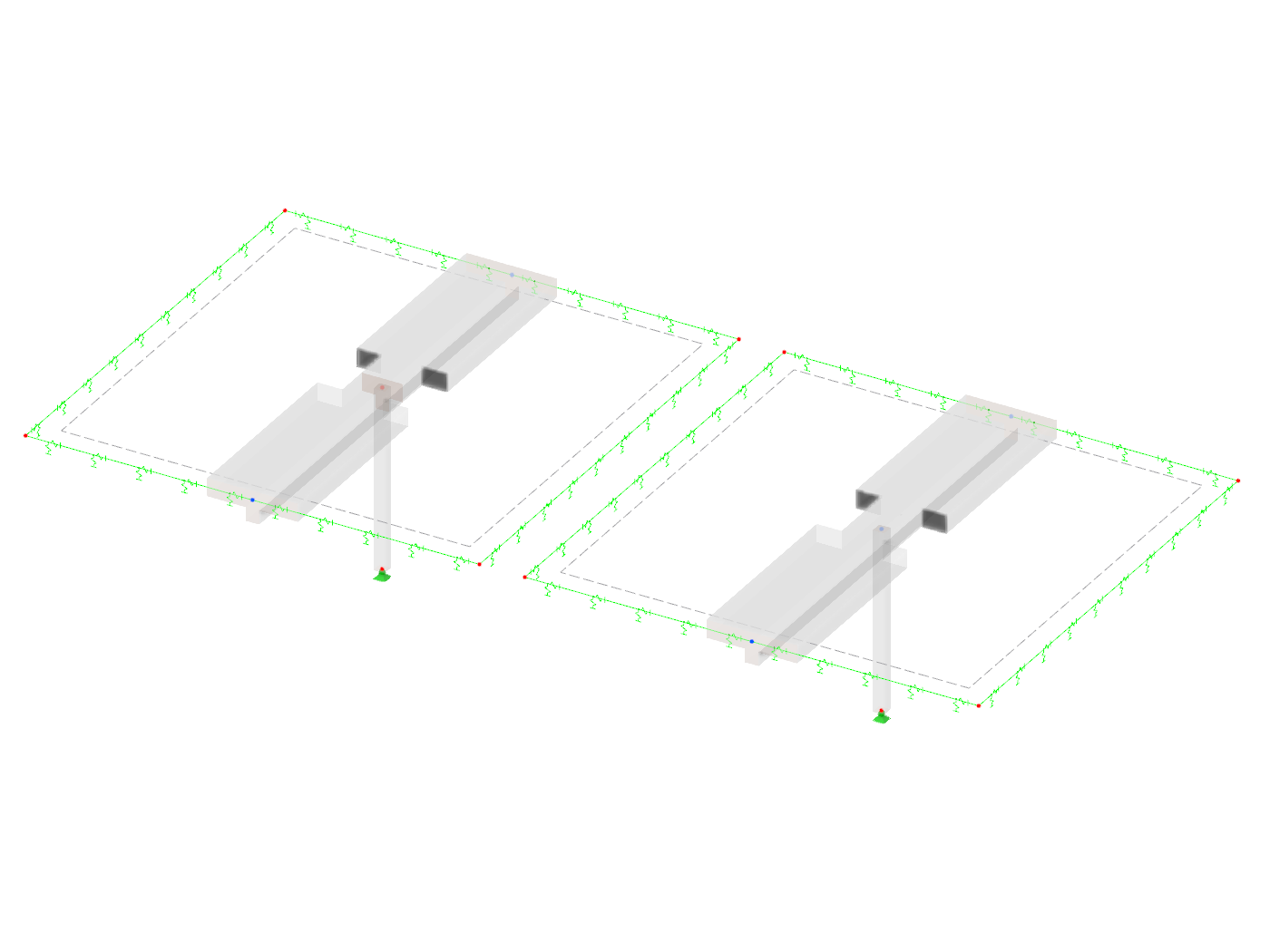 KB 001821 | Defining Rib Widths for Downstand Beams Using Example of Two-Span Beam