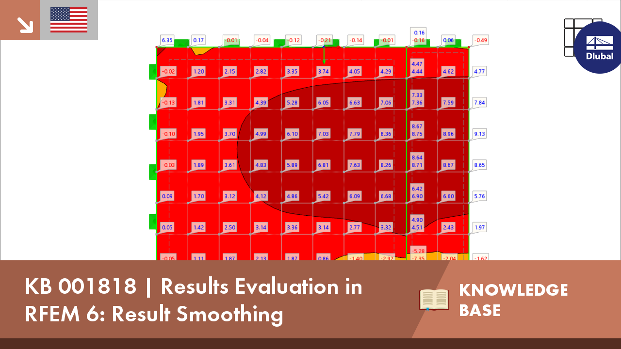 KB 001818 | Results Evaluation in RFEM 6: Result Smoothing