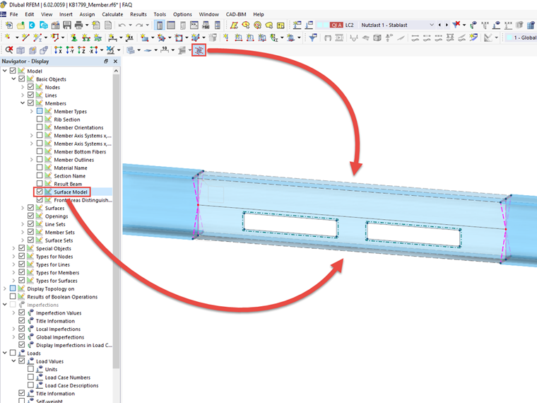 KB 001799 | Using Member Type "Surface Model"