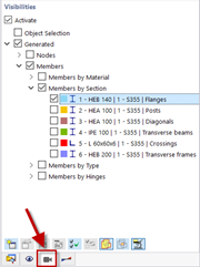 Visibility of Members by Section