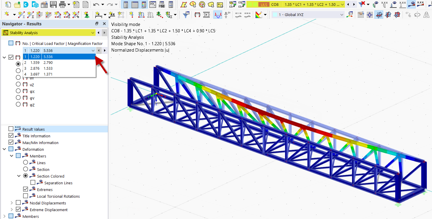 Displaying Mode Shape