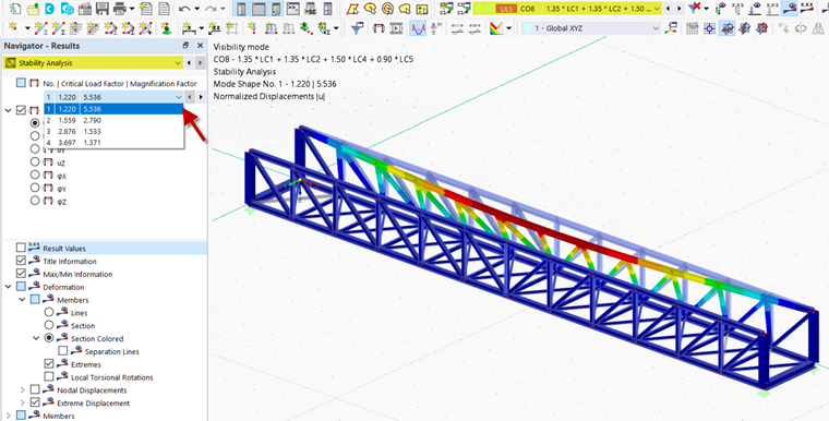 Displaying Mode Shape