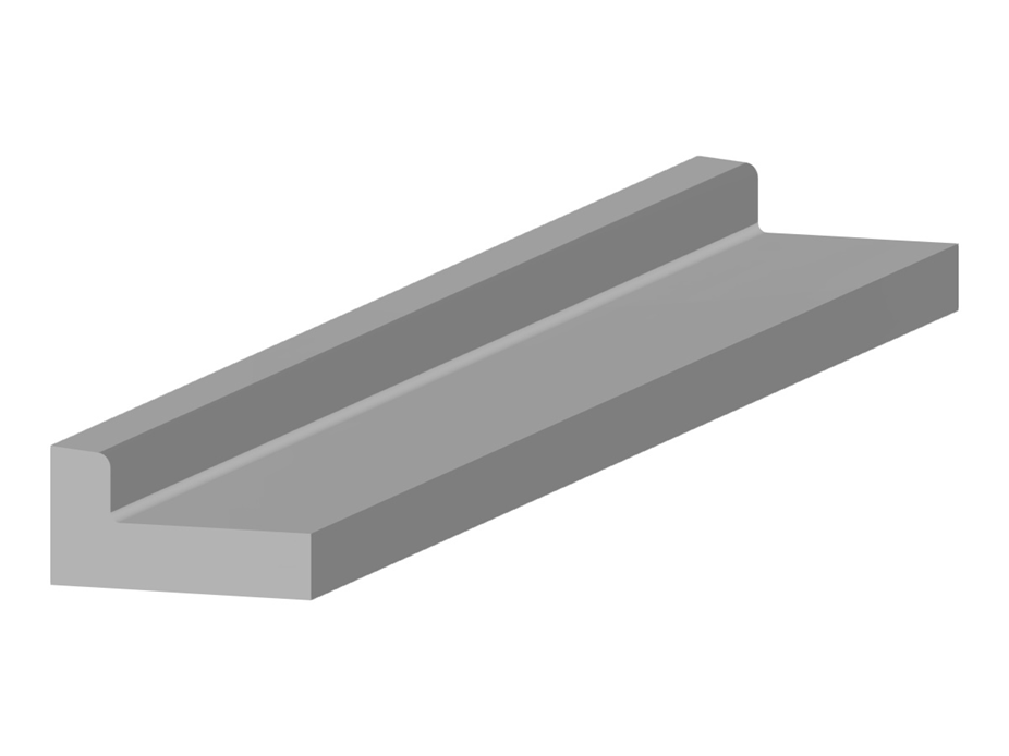 Model 004101 | Curb with Gutter