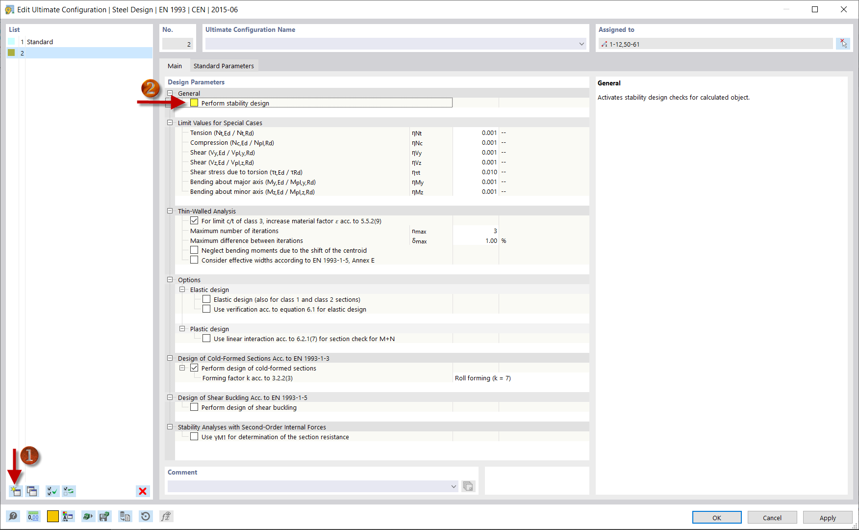 Deactivating Stability Analysis