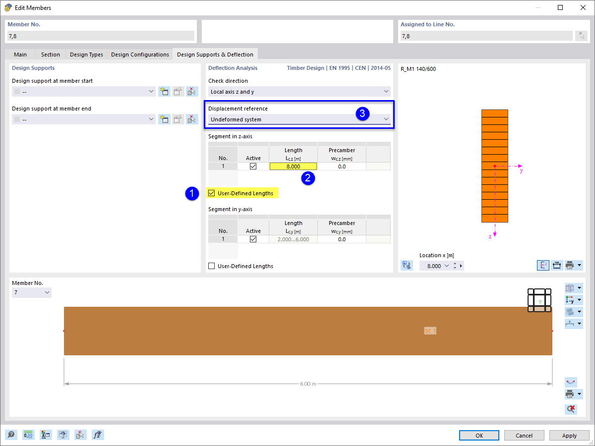 Specifying User-Defined Lengths for Segment