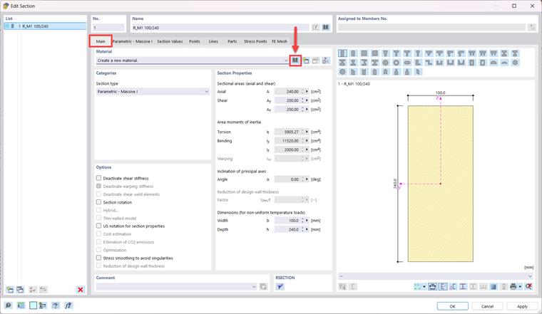 Opening Material Library