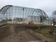 Exhibition Greenhouse During Assembly | © ASSMANN BERATEN + PLANEN AG