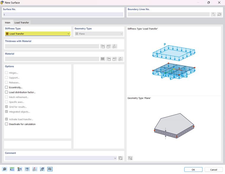 Stiffness Type 'Load Transfer'