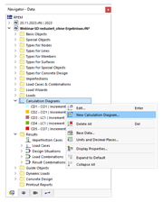 Navigator Category "Calculation Diagrams"