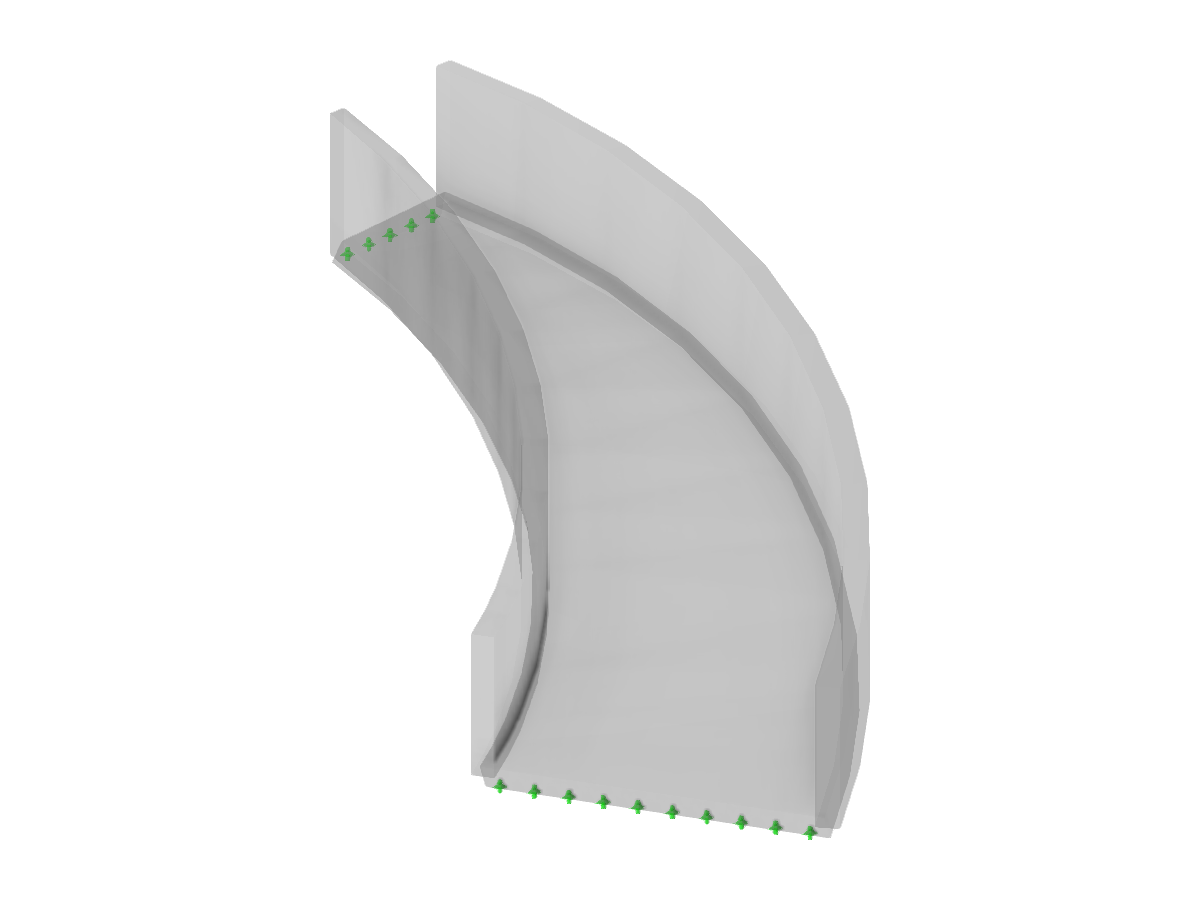 Model 003932 | STC016 | Quarter-Circle Single-Flight Staircase