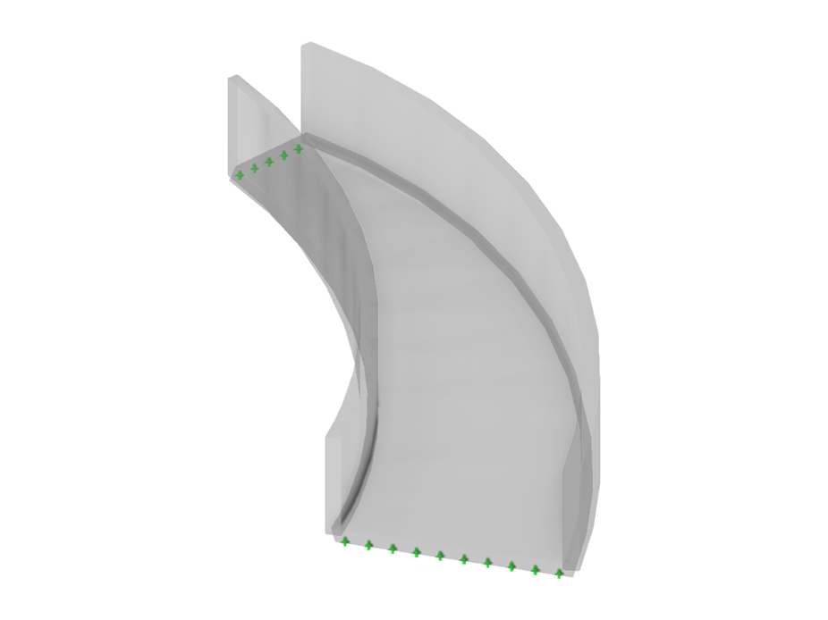 Model 003932 | STC016 | Quarter-Circle Single-Flight Staircase