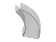 Model 003932 | STC016 | Quarter-Circle Single-Flight Staircase