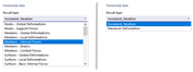 Result Types for "2D | Basic" (Left) and "2D | Convergence Diagram" (Right)