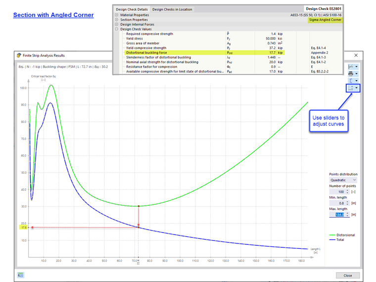 KB 001841 | AISI Cold-Formed Steel Design Using Custom Section in RFEM 6