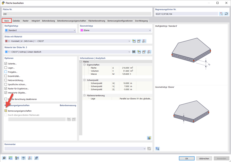 Activating Design Properties of Surface