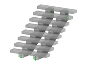 Model 003934 | STC034 | Single-Flight Staircase with Twin Spine Beam