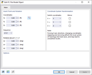 Settings for IFC Export