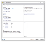 Settings for DXF Import