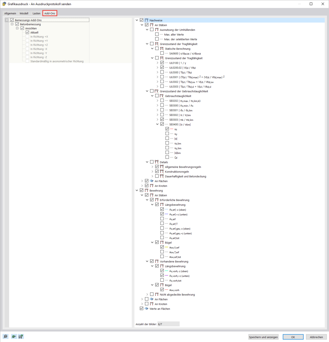 Selecting Graphics in Multi Print
