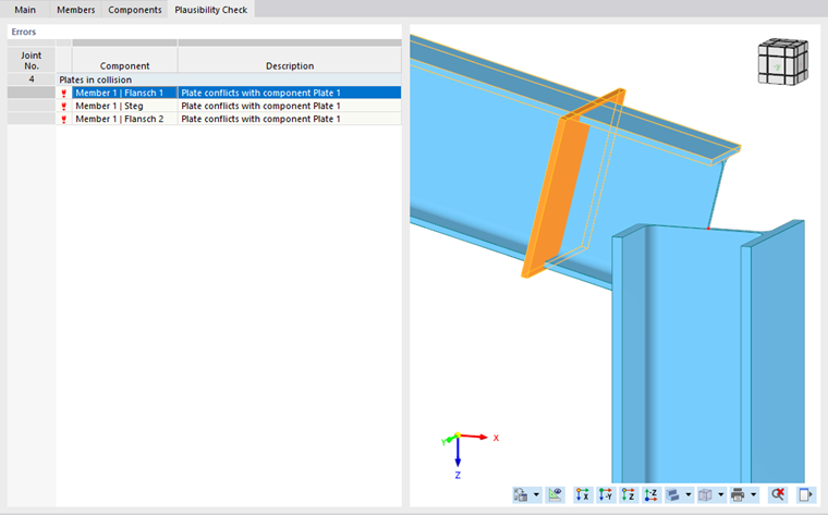 Plate in Conflict with Component
