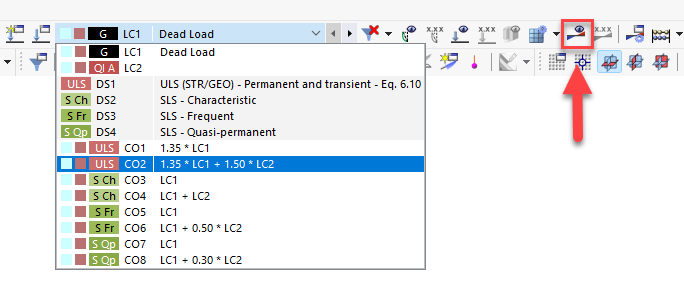 A digital user interface shows the process of starting a technical calculation.