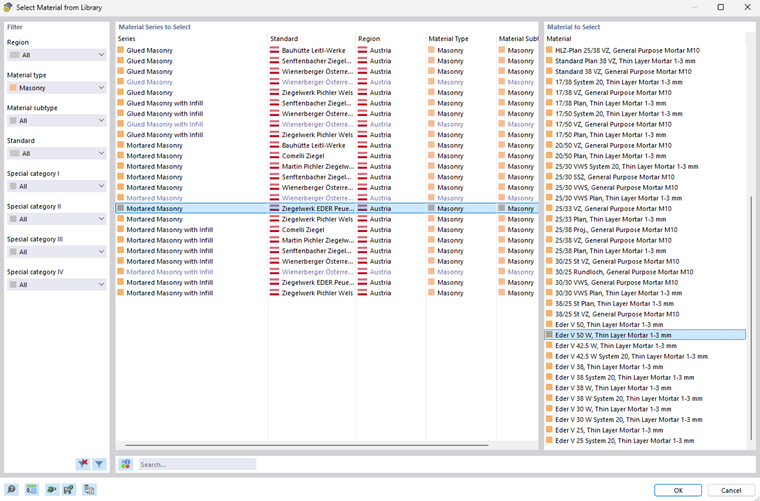 3D model analysis shows complex connection subjected to a load. Structure displayed with color-coded stress values.