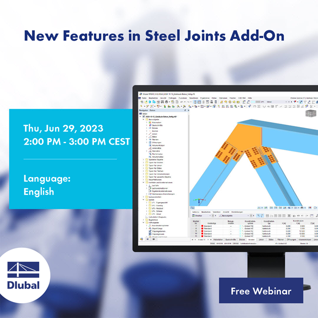 New Features in Steel Joints Add-On